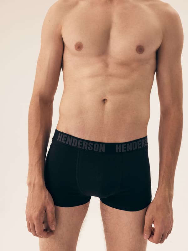 Optic Henderson 5-pak boxershorts | sort, grå M
