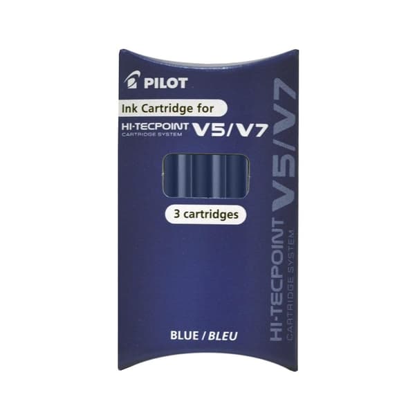 Patroner til V5/V7 blå 3 stk. PILOT