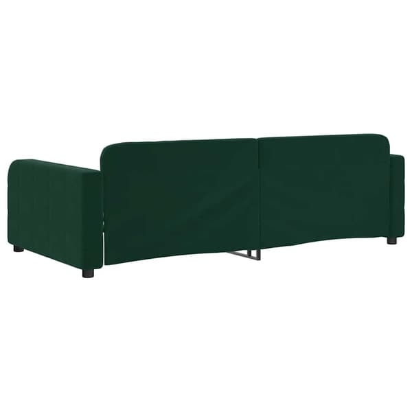 vidaXL Vuodesohva tummanvihreä 90x200 cm sametti