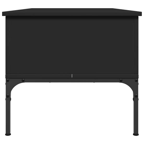 vidaXL Soffbord, svart 100x50x45 cm