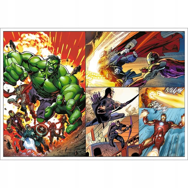 Disney Marvel The Avengers pussel 4x250 bitar heroiska dagar