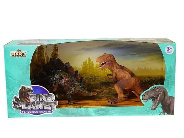 Sæt med 3 dinosaurer