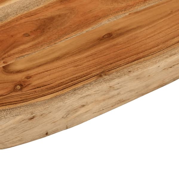 vidaXL badeværelsesbordplade 70x60x3,8 cm rektangulær akacietræ