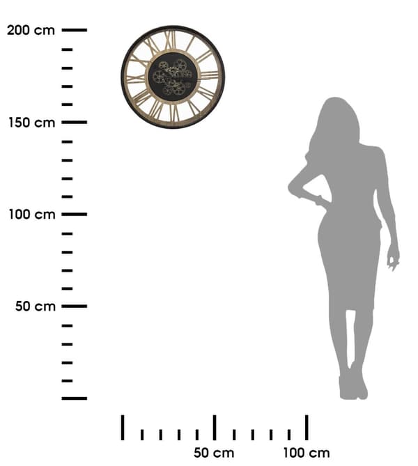 Meca-seinäkello 57 cm