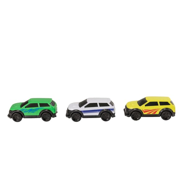 Lastbil med biler (sæt med 4)