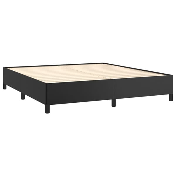 vidaXL sengestel sort 160x200 cm kunstlæder