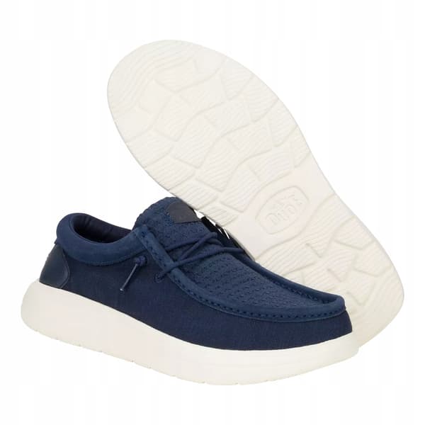 HEYDUDE WALLY COMF WOVEN 43639 |46| MARINBLÅ KAVAJ/MULTI