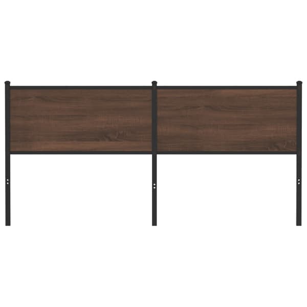 vidaXL Sänggavel brun ek 160 cm