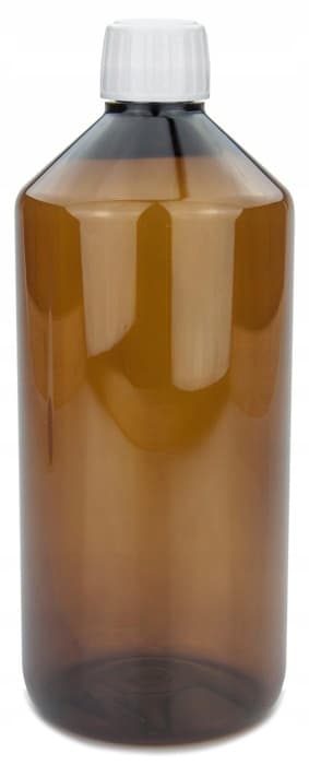 RUSKEA LÄÄKEPULLO KORKILLA 1000ML