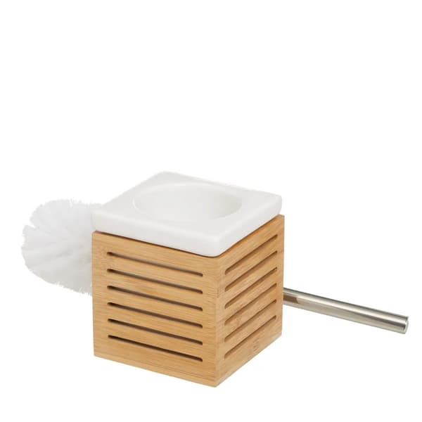 Keramisk bambus toiletbørste 37 cm