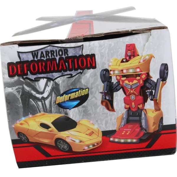 Transformer-robottiauto keltainen