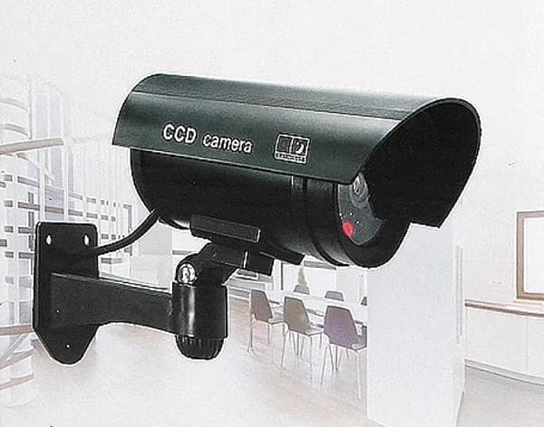 Langaton Dummy CCTV-valvontakameran akku LED