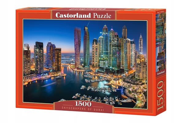 Pussel 1500 bitar Skyskrapor i Dubai