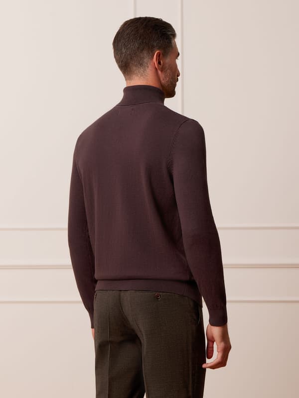 BRACKEN XXL BRUN TURTLENECK