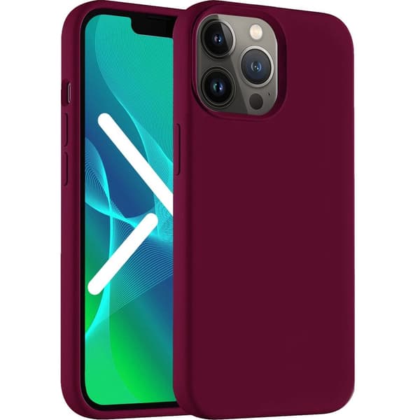 iPhone 14 Pro cover, silikone lite, rød