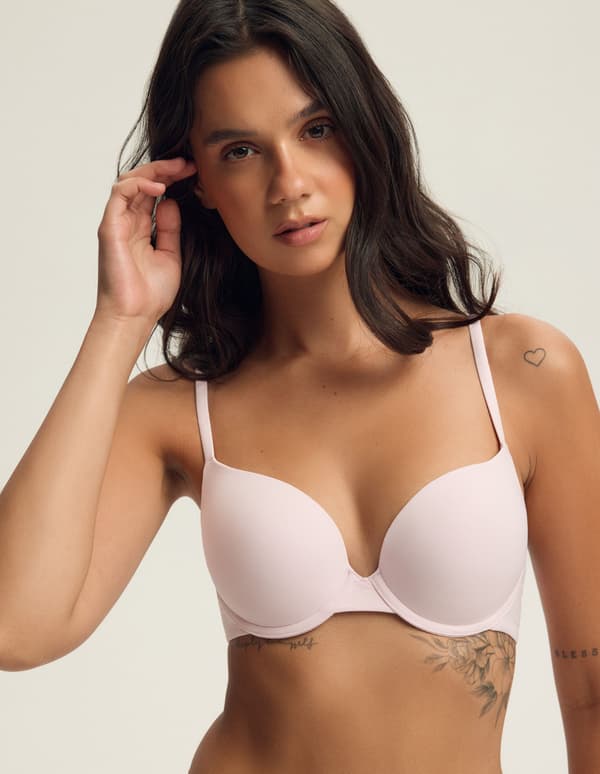 Arien Bloovii Super Push-Up Bh | Pastellyserød 75A