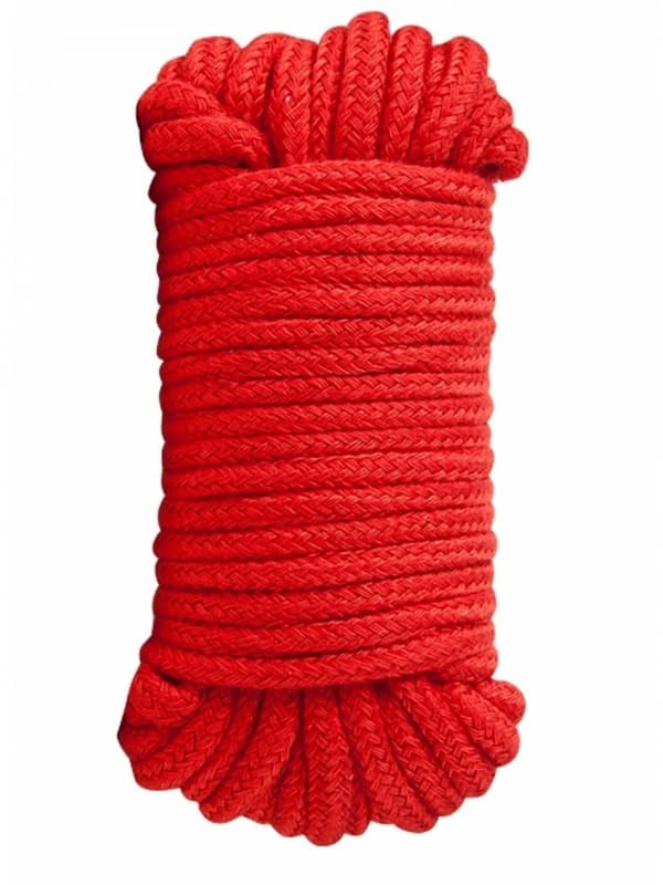 Rødt Bondage Reb 10m
