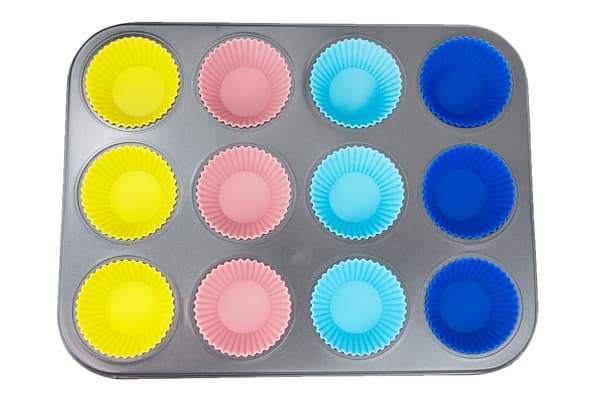 TG56237 MUFFINFORM + 12 SILIKONE CUPCAKE MUFFINS COOKIEFORM