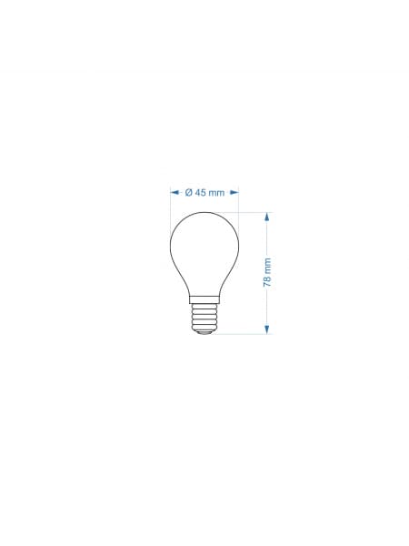 E14 ZAR4663LL LED-lamppu, 6 W, 4000 K, välkkymätön