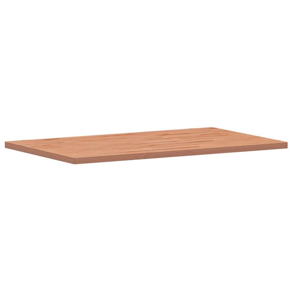 vidaXL bordplade 100x60x2,5 cm rektangulær massiv bøgetræ