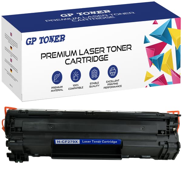 Toner til HP M12a M12w MFP M26 GP-HCF279X Sort