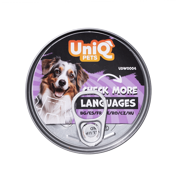 Våtfoder för hundar, burk UniQ Pets Royal Lamb 375g
