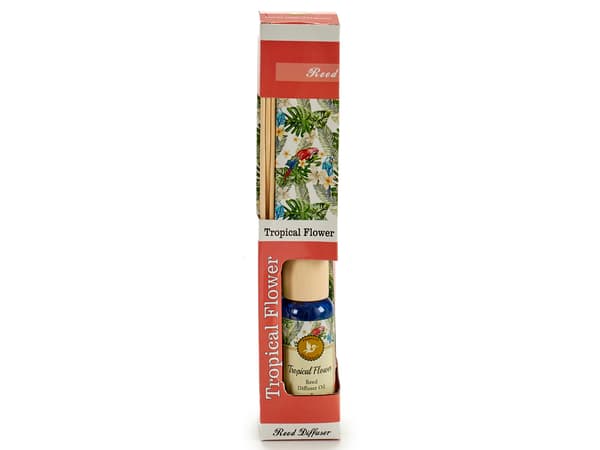 Set med 12 doftdiffusorer - Tropiska blommor