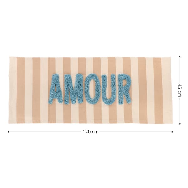 AMOR bomullsmatta 45x120 cm