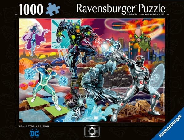 2D-puslespil: Cyborg 1000 brikker
