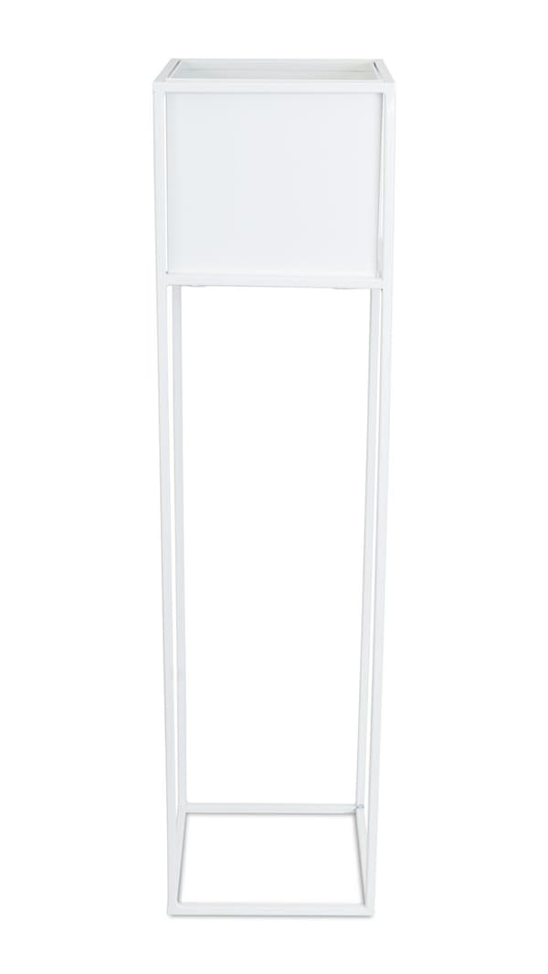 Modern vit blomställning 90 cm