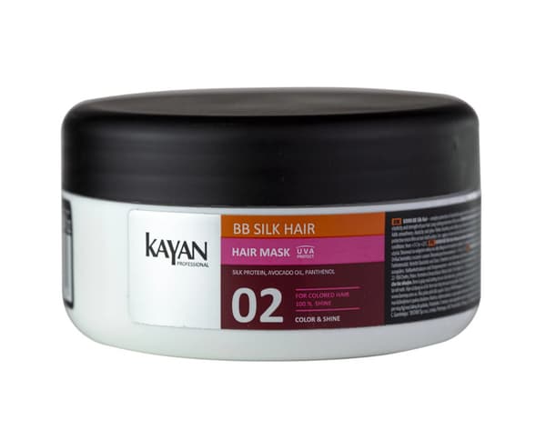 KAYAN BB SILK hårmaske til farvet hår, 300 ml
