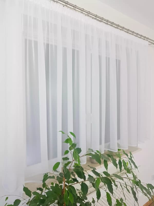 Lyhyt voile-verho 400x130cm