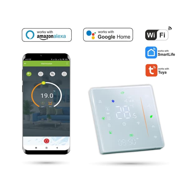 Tuya 16A EXB WiFi Termostat - Elvarme