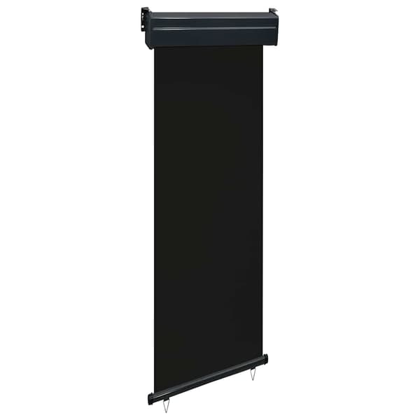 vidaXL sidemarkise til balkon 60 x 250 cm sort