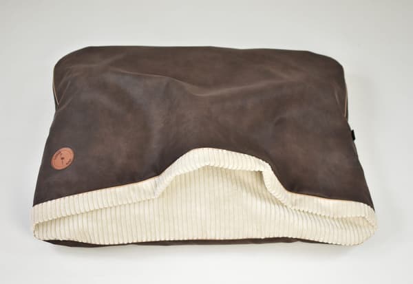 Mink NEL brun + creme 80cm x 60cm
