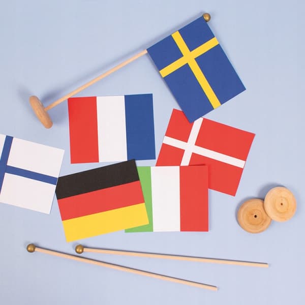 Gör-det-själv-träflaggmast pinne