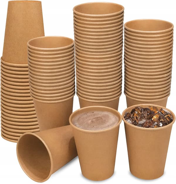 Kraftpappersmugg 180 ml 100 st