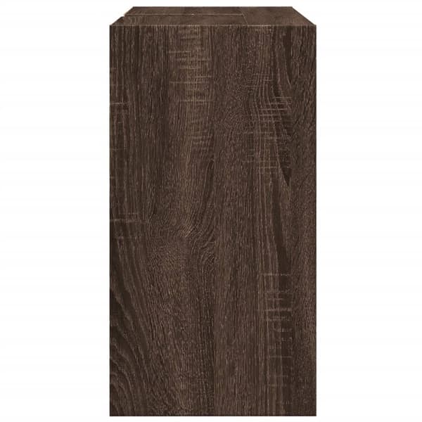 vidaXL håndvaskskab brun eg 63x29x55 cm