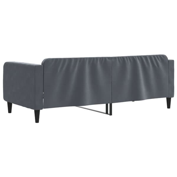 vidaXL sovesofa mørkegrå 100x200 cm fløjl