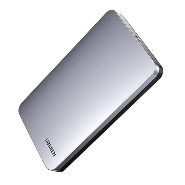 Harddiskkabinet til 2,5'' SATA 3.0 6Gbps + USB - USB-C kabel 0,5m grå