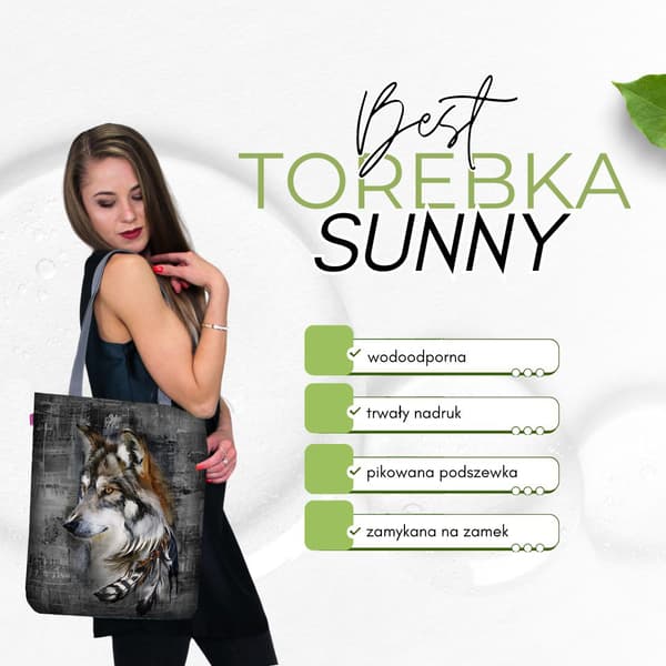 SUNNY lærredstaske - Gratis