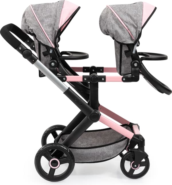Bayer Design Xeo Twin dockvagn grå 26733AA