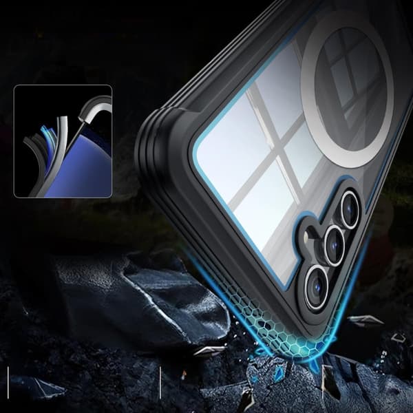 Etui til Samsung Galaxy S24 - komplet 360° beskyttelse