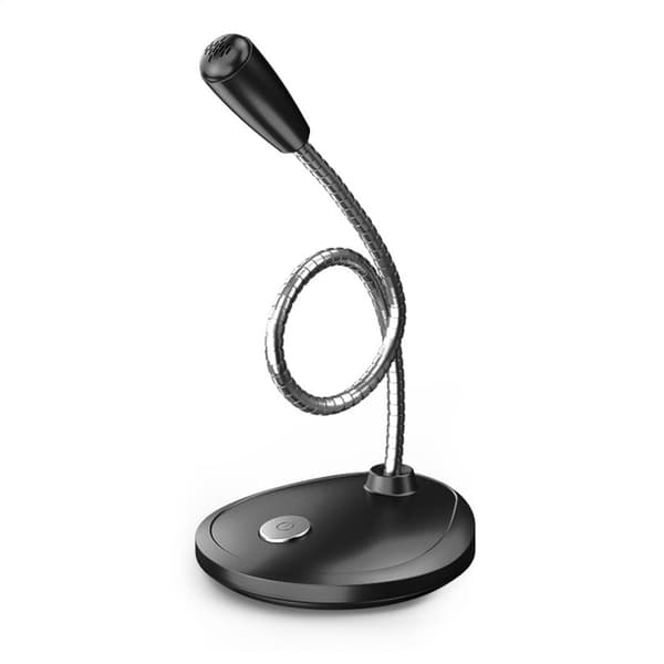 PLATINET BORDSMIKROFON USB SVART [45574]