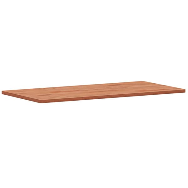 vidaXL bordplade 100x50x1,5 cm rektangulær massiv bøgetræ
