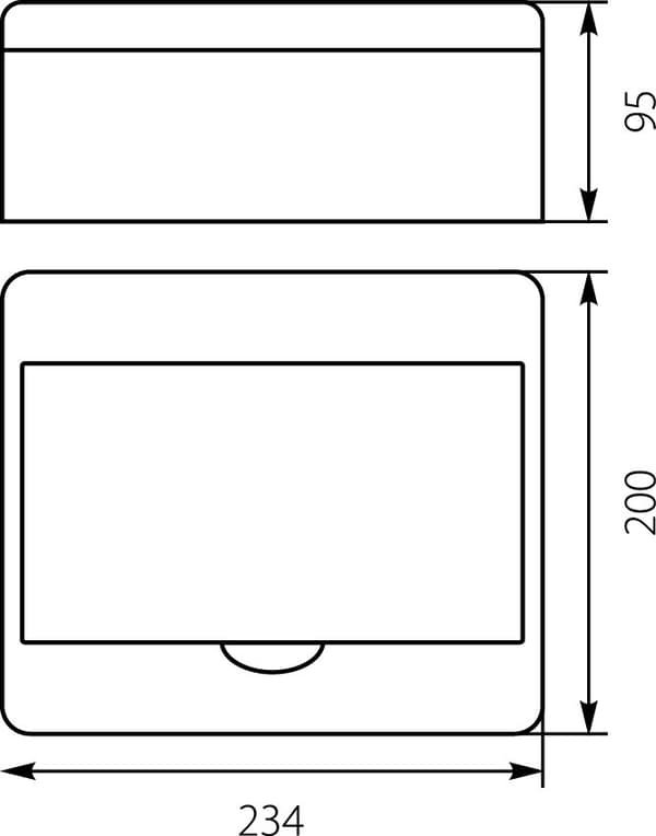 RN-8 Fordelingstavle til overflademontering FALA N+PE IP40 EP 7.2 0561