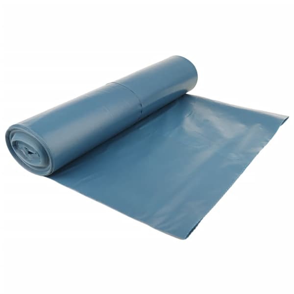 vidaXL Sopsäckar, 100 st, Blå, 120 L