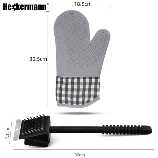 Heckermann grillaustarvikkeet 3 kpl