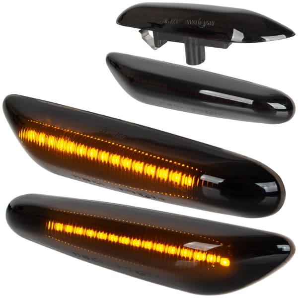 BMW 3 E46 LED sideblinklys RØGET DYNAMISK 2 stk. SÆT