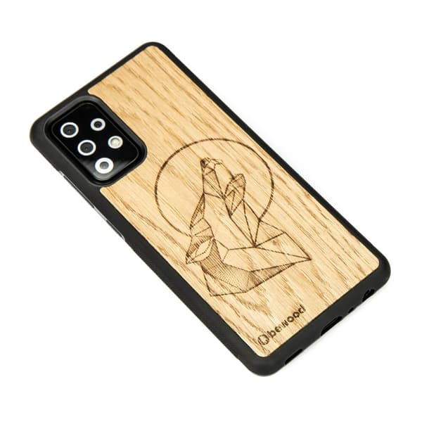 Træcover til Samsung Galaxy A52/A52s 5G WOLF OAK